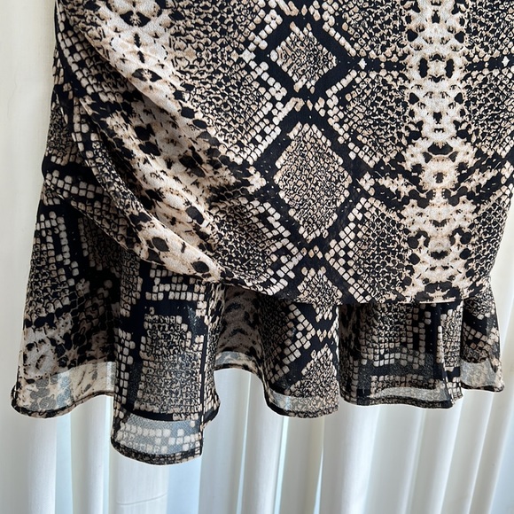 Twig - snake-skin looking pattern dress - size small - Picture 7 of 9